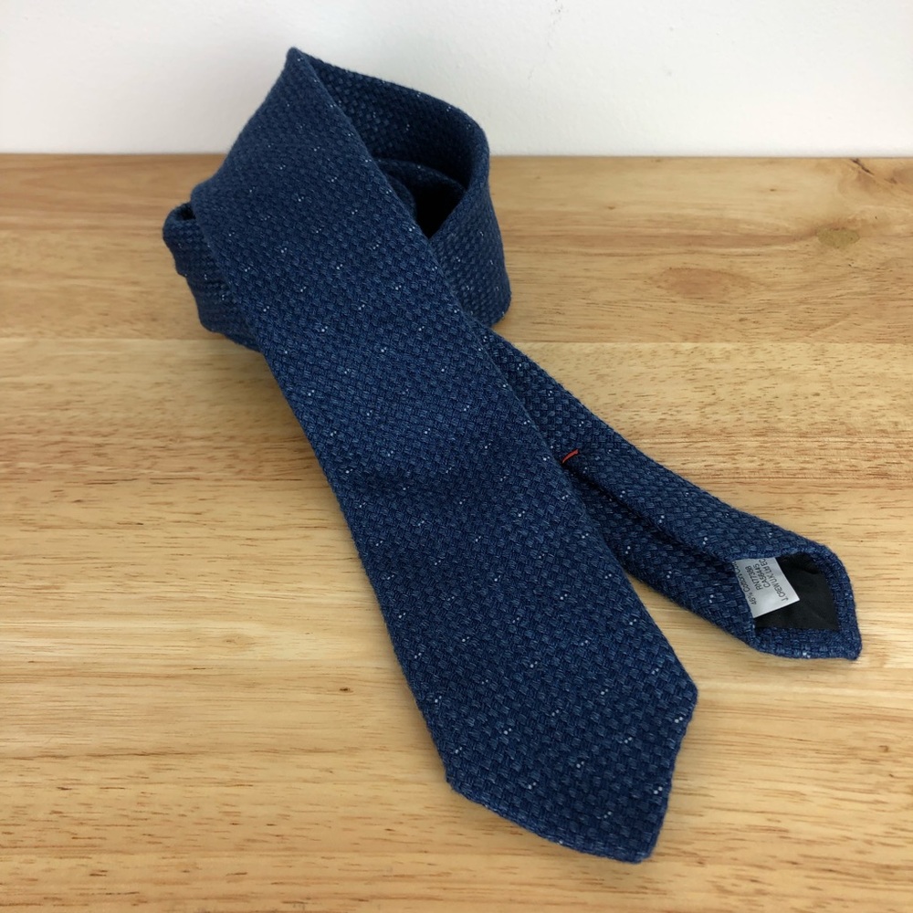 J. Crew Linen & Cotton Tie Handmade in USA